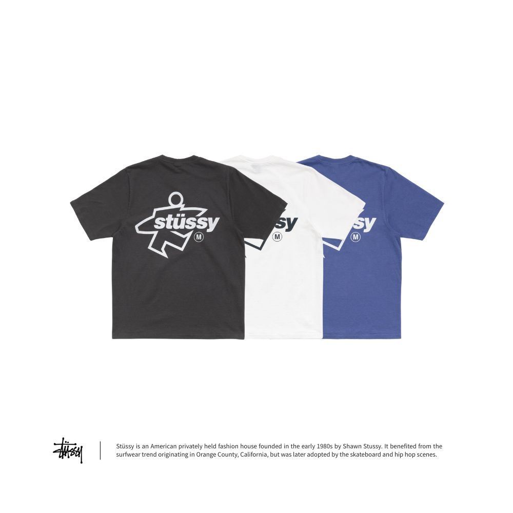 "代購" Stussy SURF SIZE TEE PIGMENT DYED 衝浪 TEE