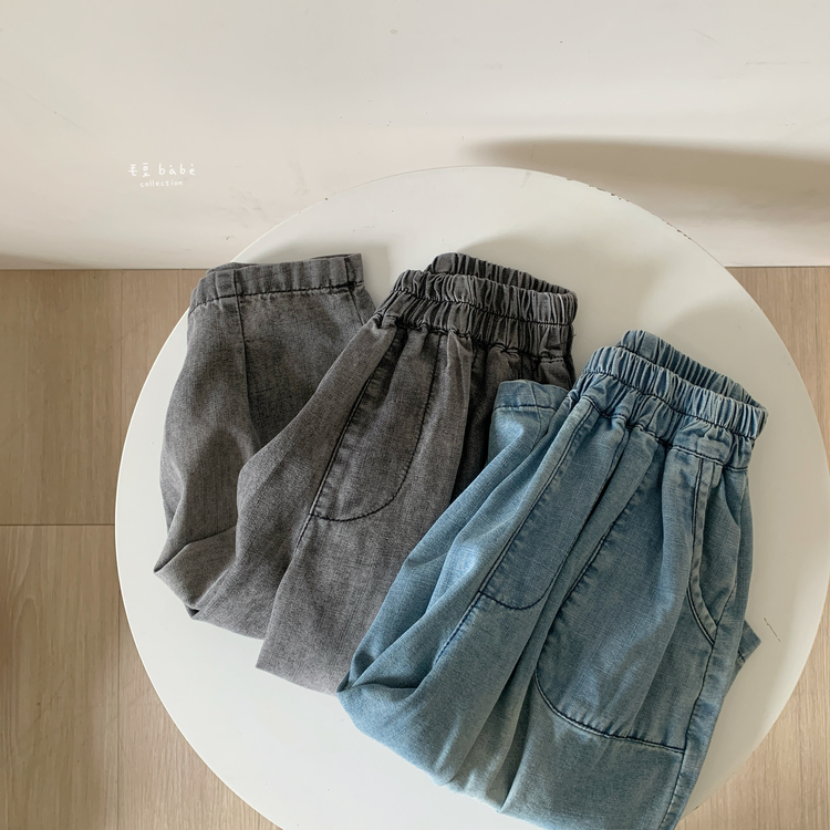 夏季百搭水洗牛仔褲