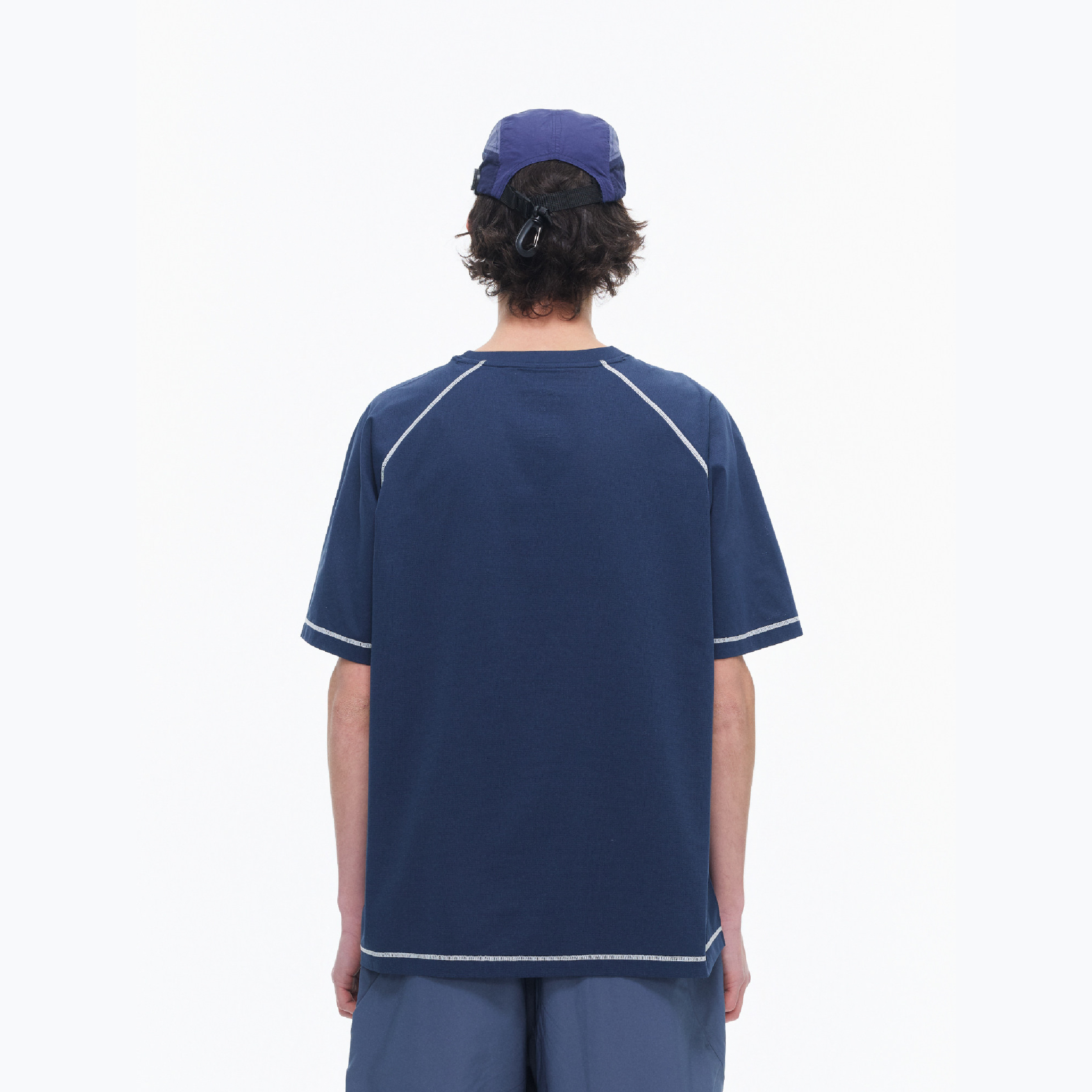 PIN SKTBS Small Mesh Tee 水顯標語印花短Tee [P-T1626]