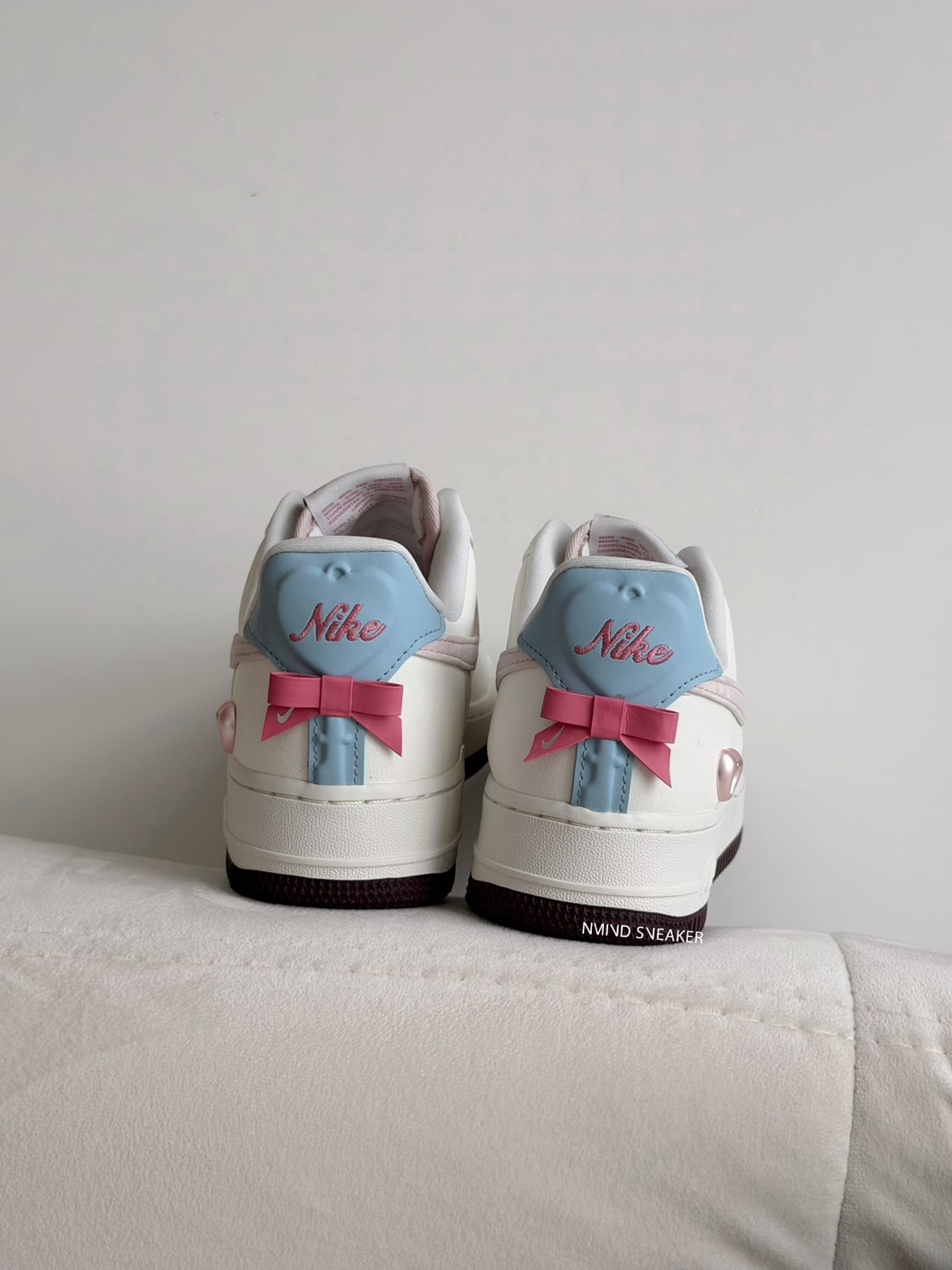 NIKE AIR FORCE 1 AF1 2026情人節限定 天鵝絨蝴蝶結