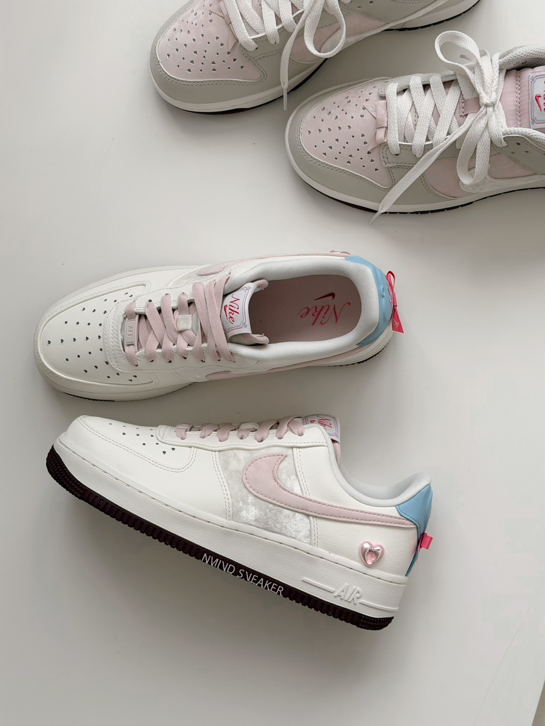 <快速出貨> NIKE AIR FORCE 1 AF1 2026限定 天鵝絨蝴蝶結