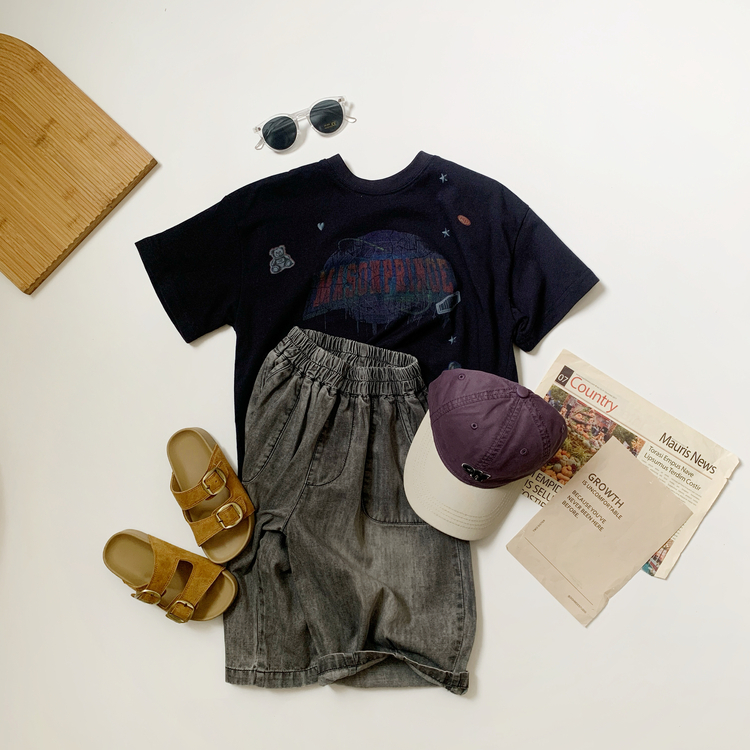 帥氣塗鴉短袖上衣