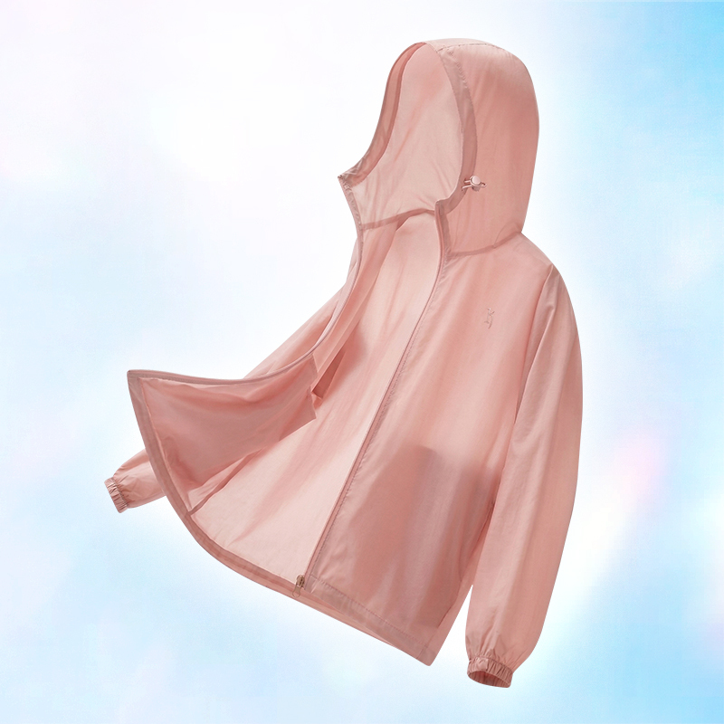 果凍冰肌防曬外套-櫻花粉