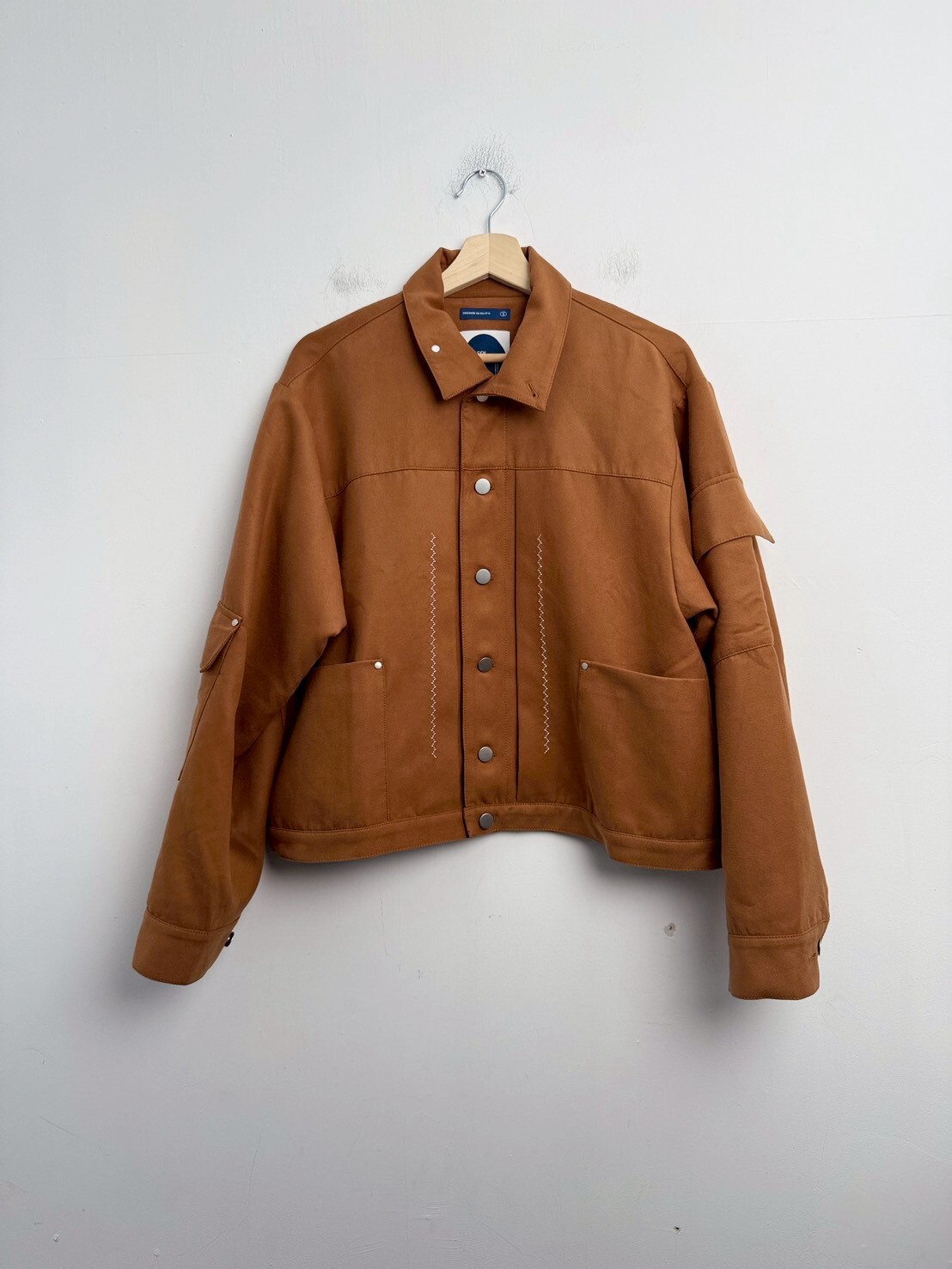 MELSIGN M-Line Faux Suede Chore Jacket SIZE S