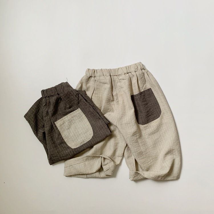 輕薄寬鬆休閒長褲