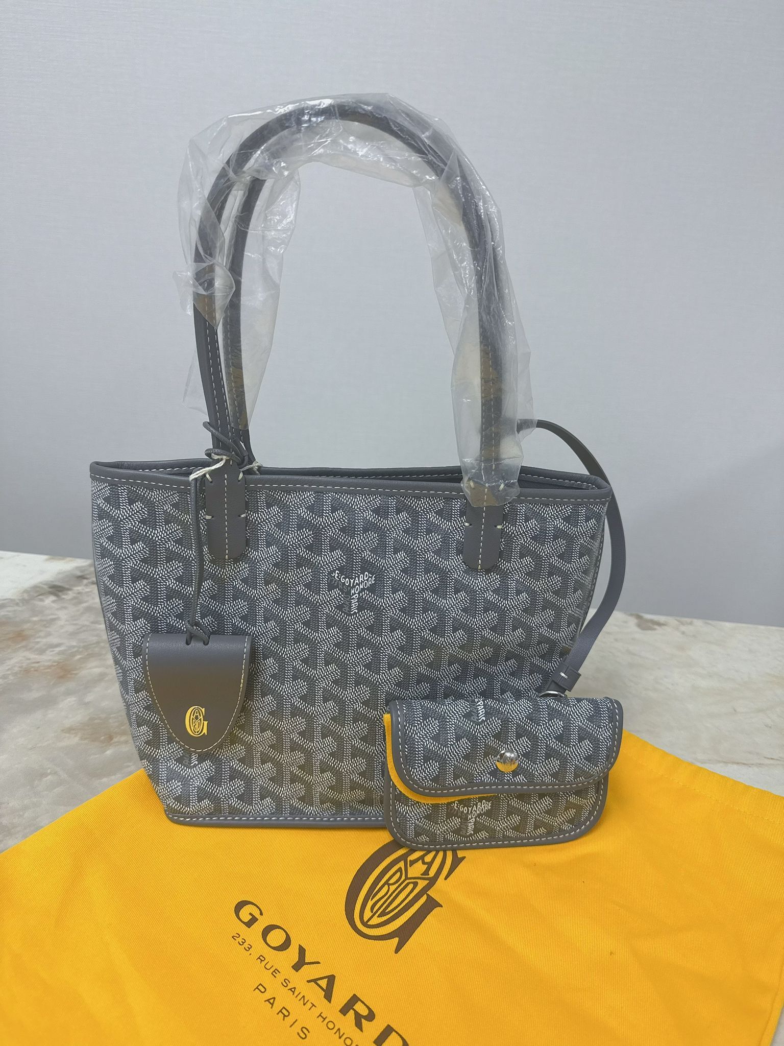LYS01503 Goyard Anjou Mini Bag -Grey