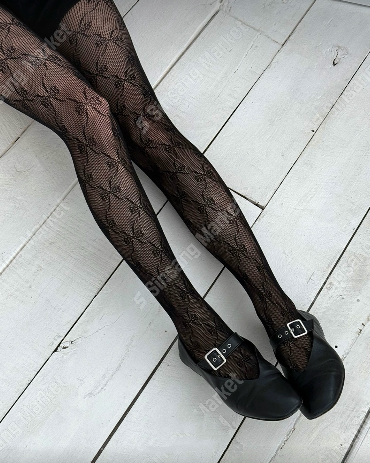 A4043 法式蕾絲褲襪 / 2colors