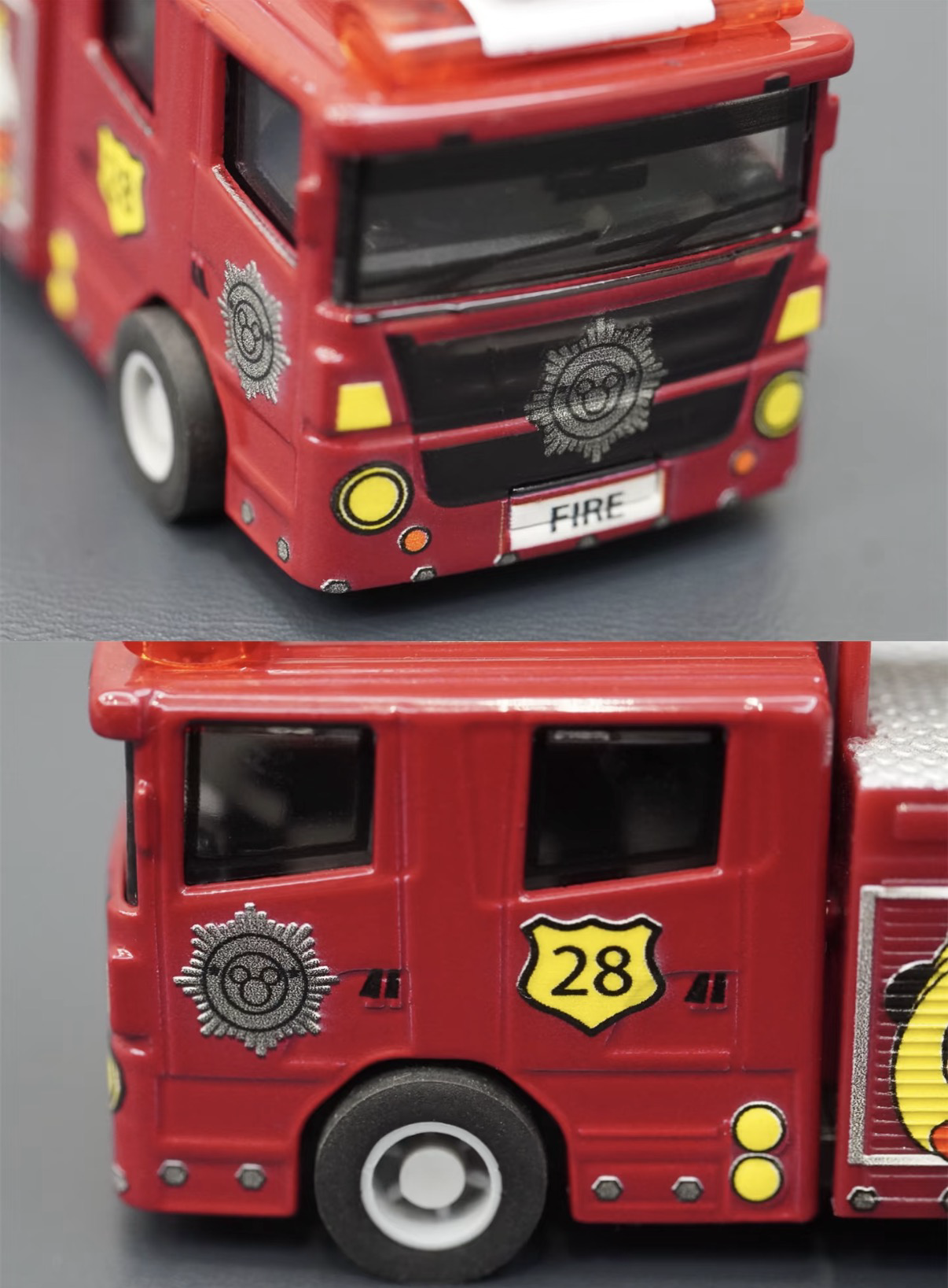 香港合金車/迴力車 - 米奇 消防車