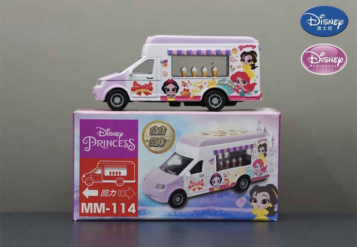香港合金車/迴力車 - 迪士尼公主 雪糕車