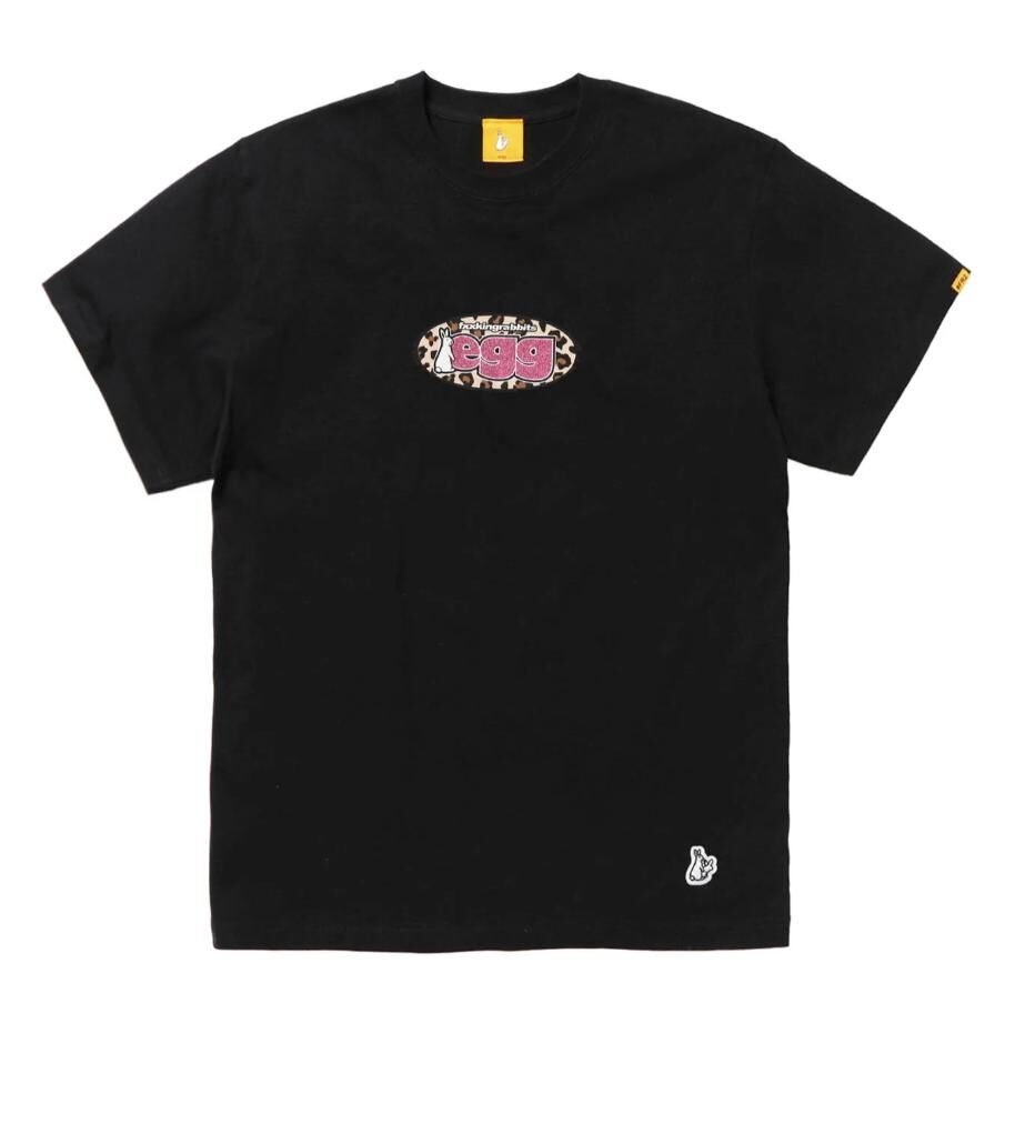 FR2 egg × #FR2 Leopard Logo T-shirt