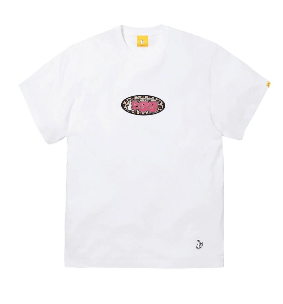 FR2 egg × #FR2 Leopard Logo T-shirt
