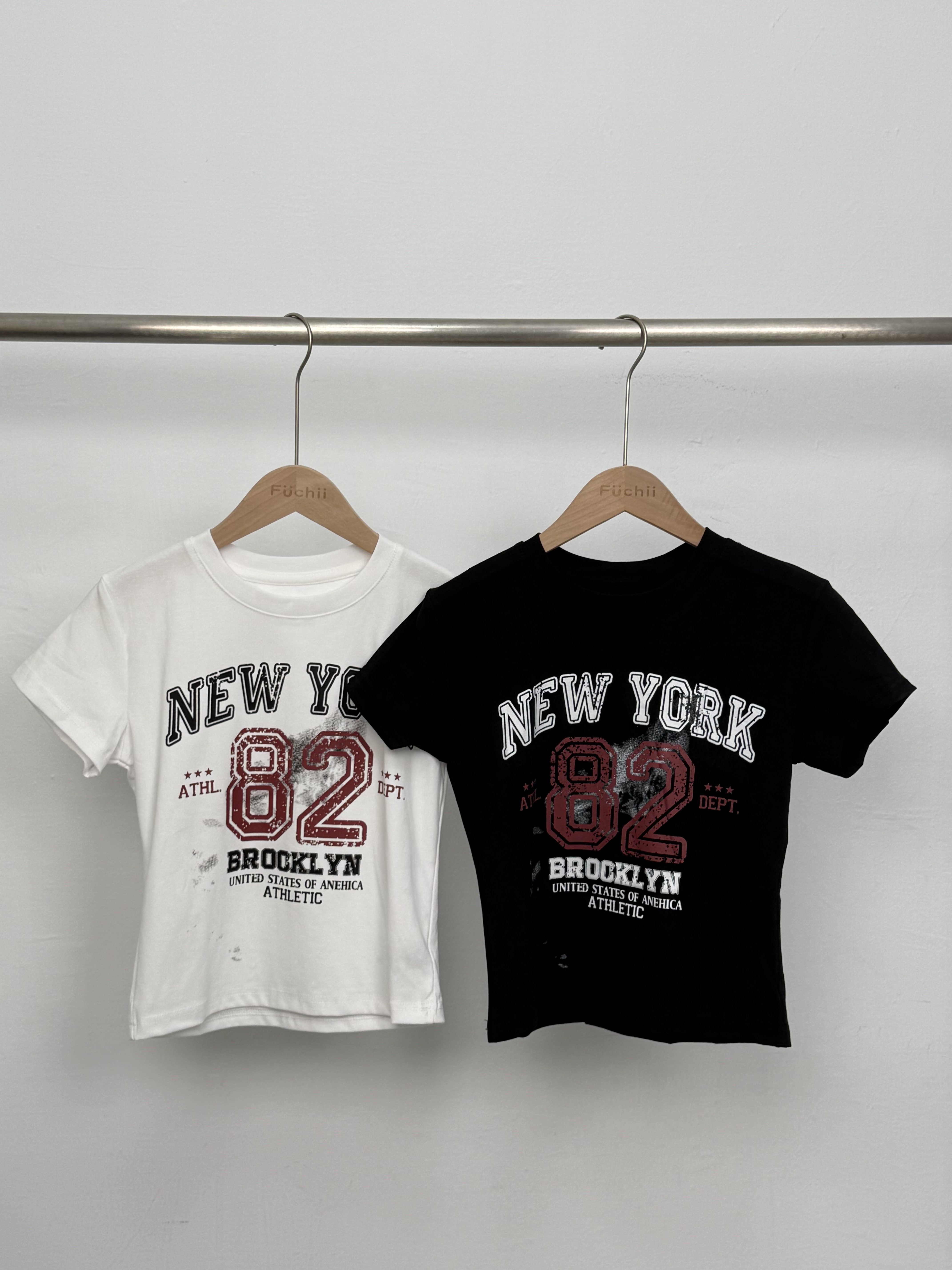 NEW 美式數字印花短袖上衣