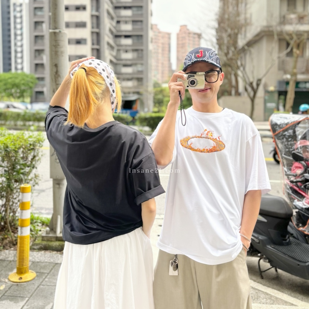 OAKLEY O-TECH COLD TEE 火焰 短袖 黑/白 中性