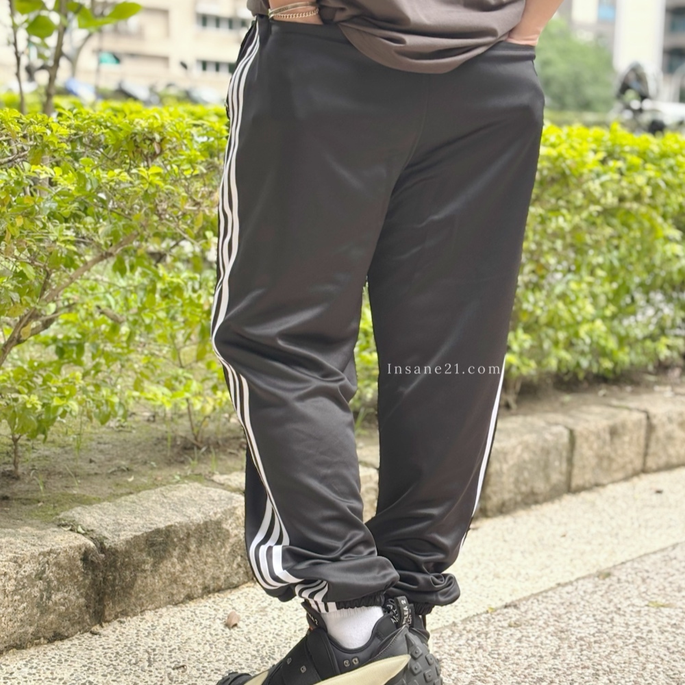 ADIDAS x THUG CLUB 黑色 刺繡LOGO 長褲 縮口褲 聯名款 KF6917