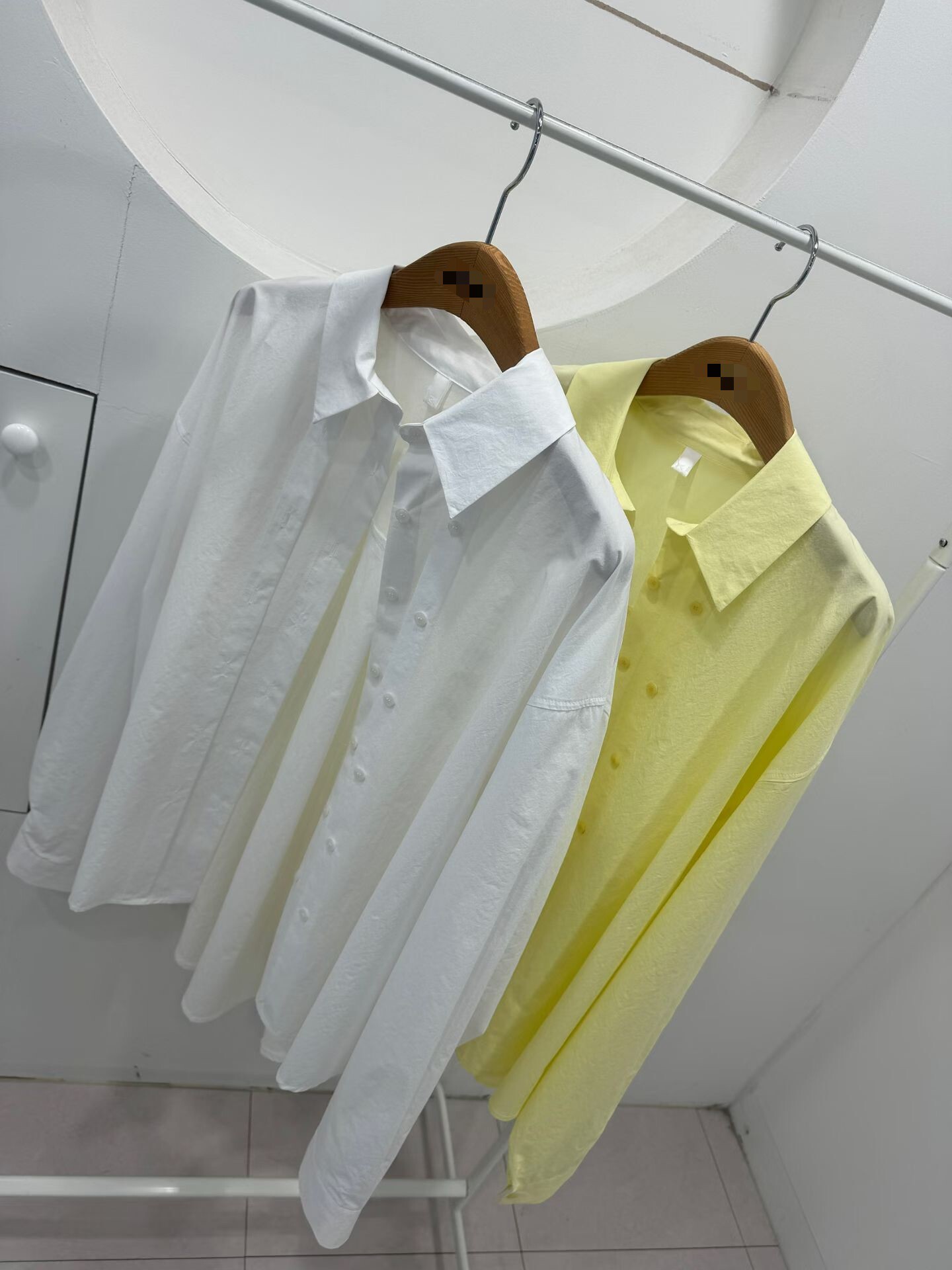 雙排小釦素色襯