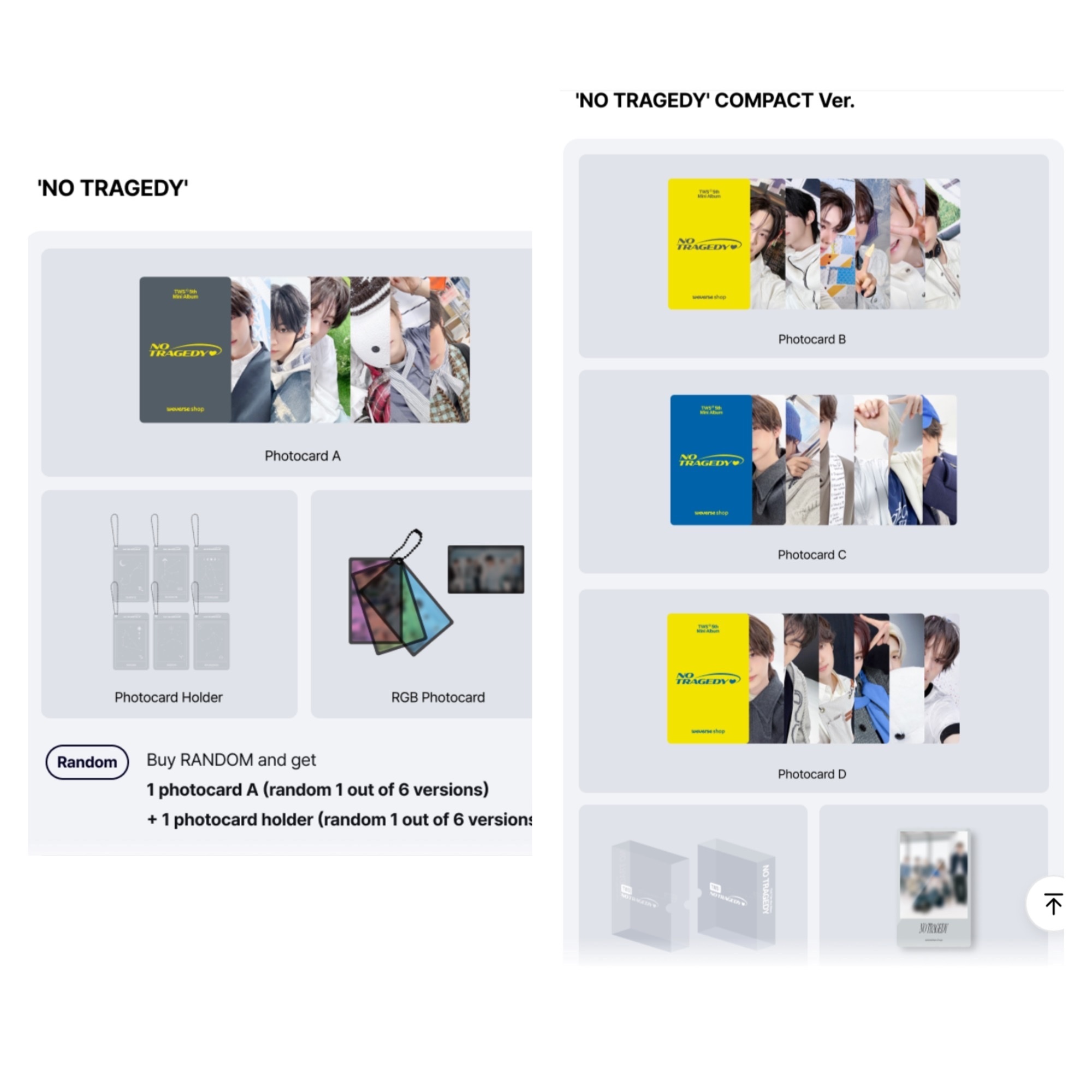 TWS 5th Mini album  "NO TRAGEDY"