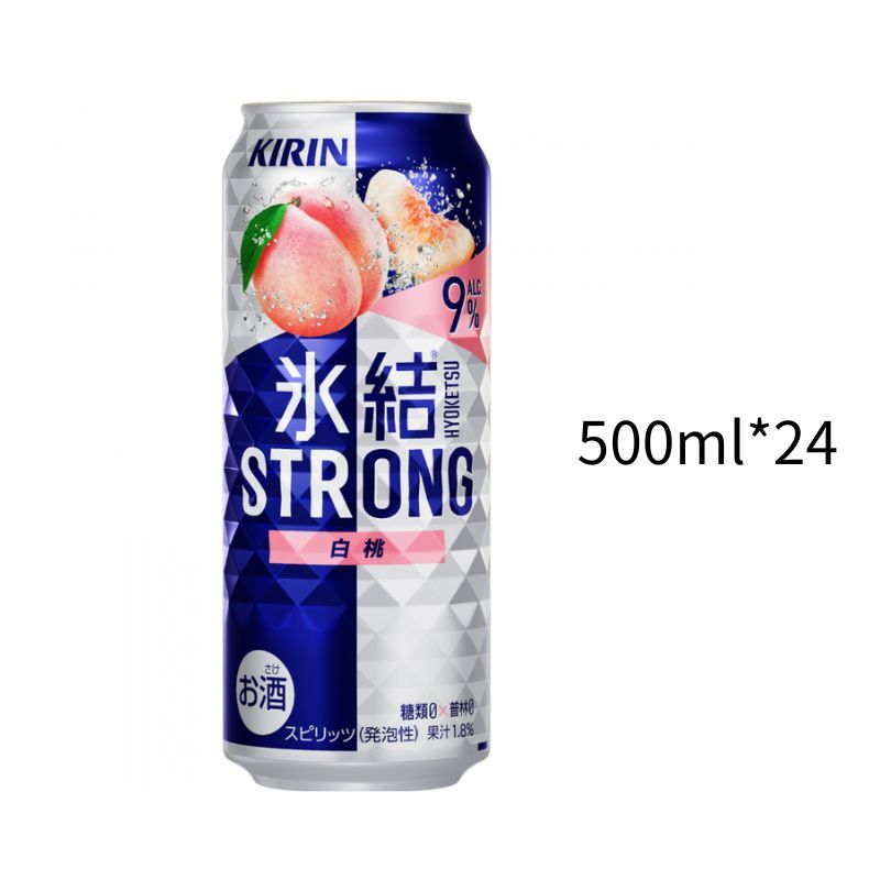麒麟冰結 白桃9%｜大鋁罐500ml｜一箱24入