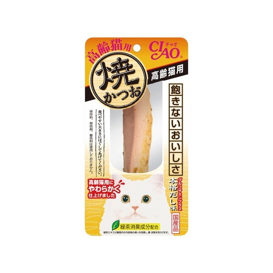 CIAO 燒鰹魚-正宗高湯口味(高齡貓用)1pcs