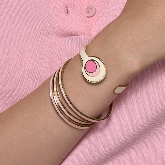 1BU0407-102 [BANGLEUP] Bangle Cotton Pink #BUP23-GYP-BAO16 (EU)