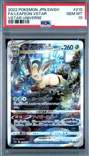 POKEMON JAPANESE S12A 210/172 SAR PSA10