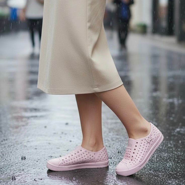 [現貨] 24019-KT Sanrio Hello Kitty 防水輕量休閒懶人鞋 #TW-AS24-924001 粉紅色