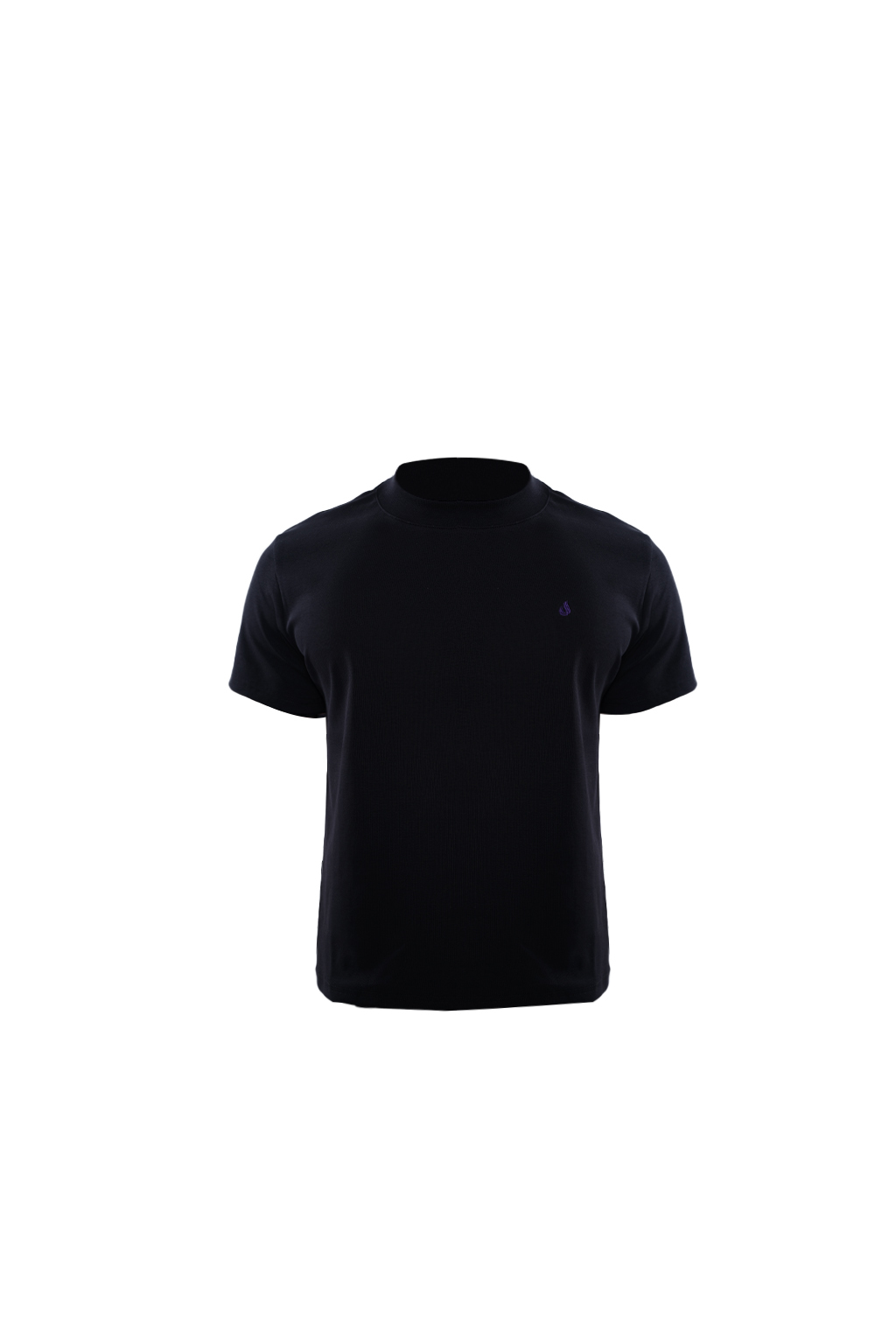 Jobdatashee D36 Purple Slim Fit Short Sleeve 刺繡 Logo 短T 短袖