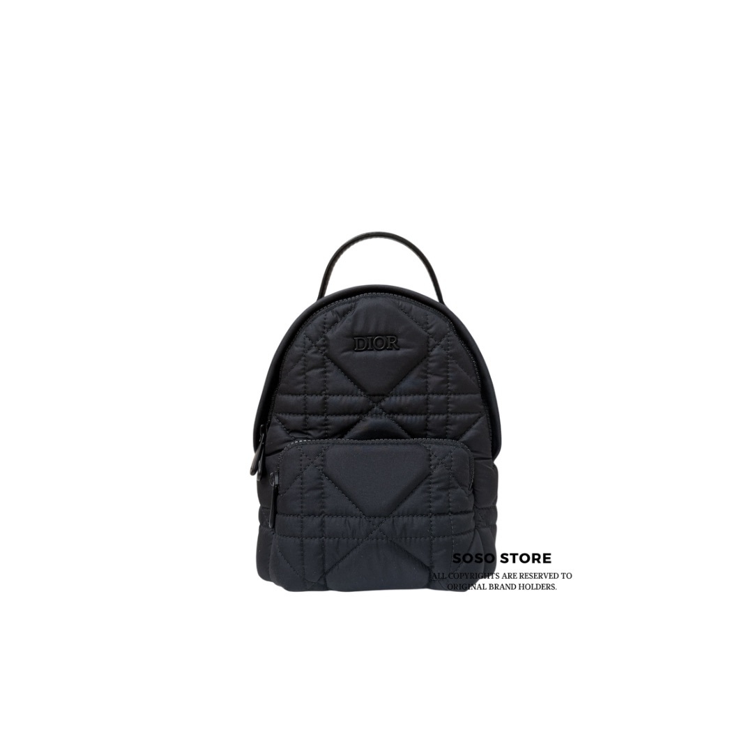 Dior Kid's Mini Rider Backpack - Black / BHW