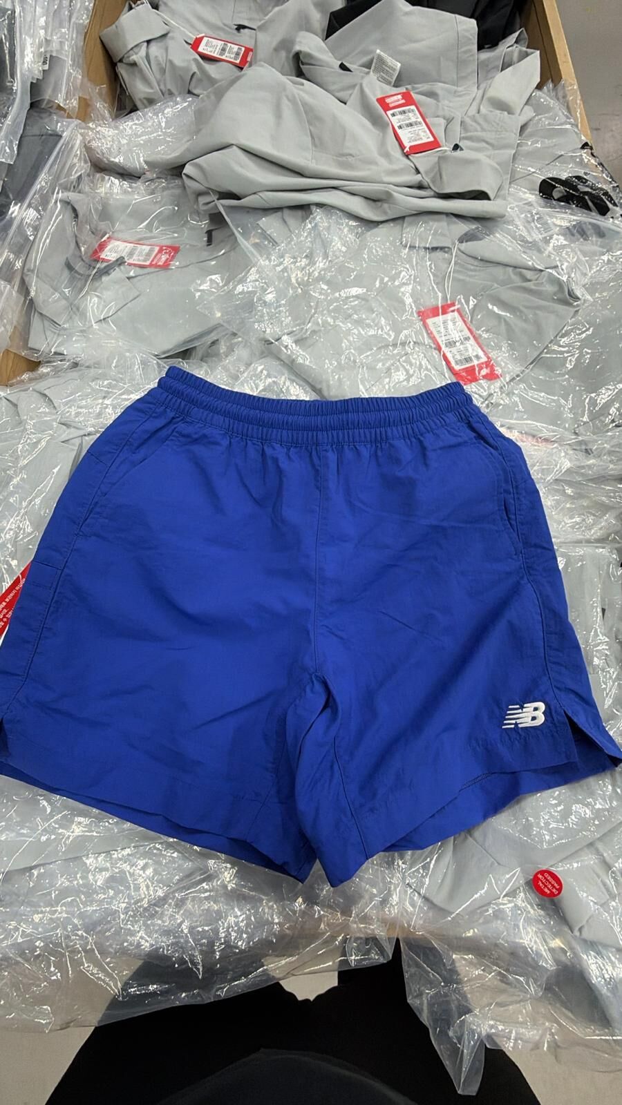 【現貨】New Balance LX040321 藍色短褲(NBNVE2W012-00)