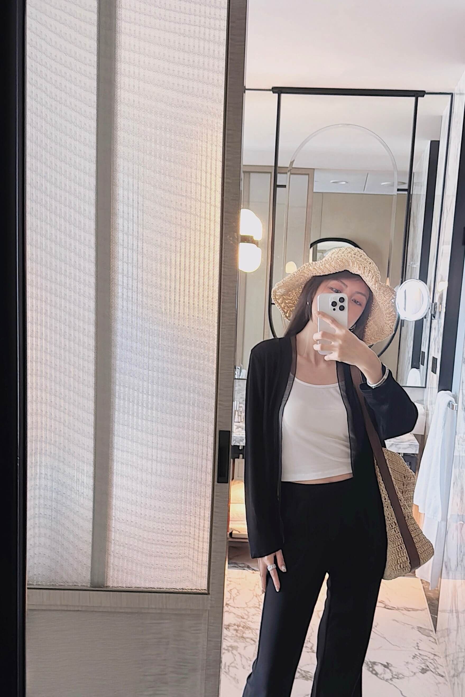 Mesh Trimmed Cardigan_KN264L18