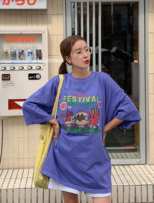 ᴴᴼᵀ ▸▸店長推薦◃◃ 春夏新款/薯條水洗長版上衣 MANIFEST正韓🇰🇷