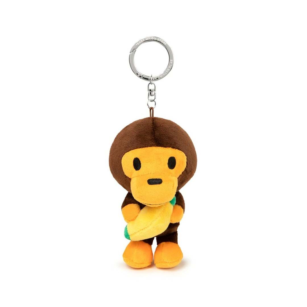 2026SS BAPE A BATHING APE BABY MILO BANANA PLUSH DOLL KEYCHAIN 12CM 小猴子 香蕉 鑰匙圈 現貨 AM20182312