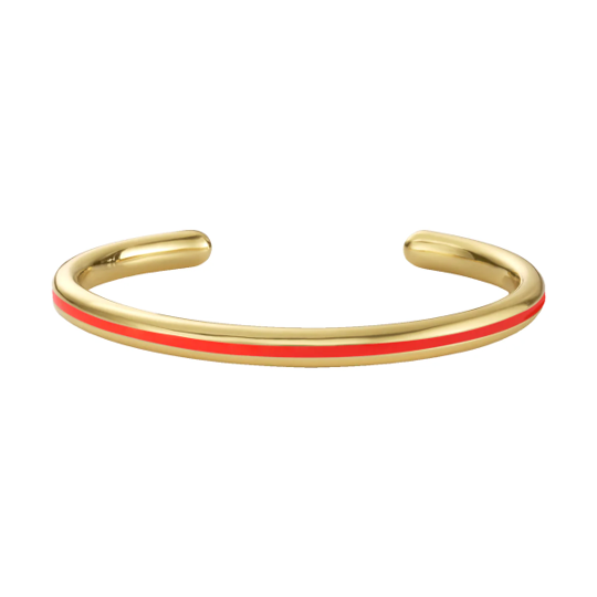 1BU0407-114 [BANGLEUP] Line Bangle Tangerine Orange #BUP23-LIG-BAO80 (EU)