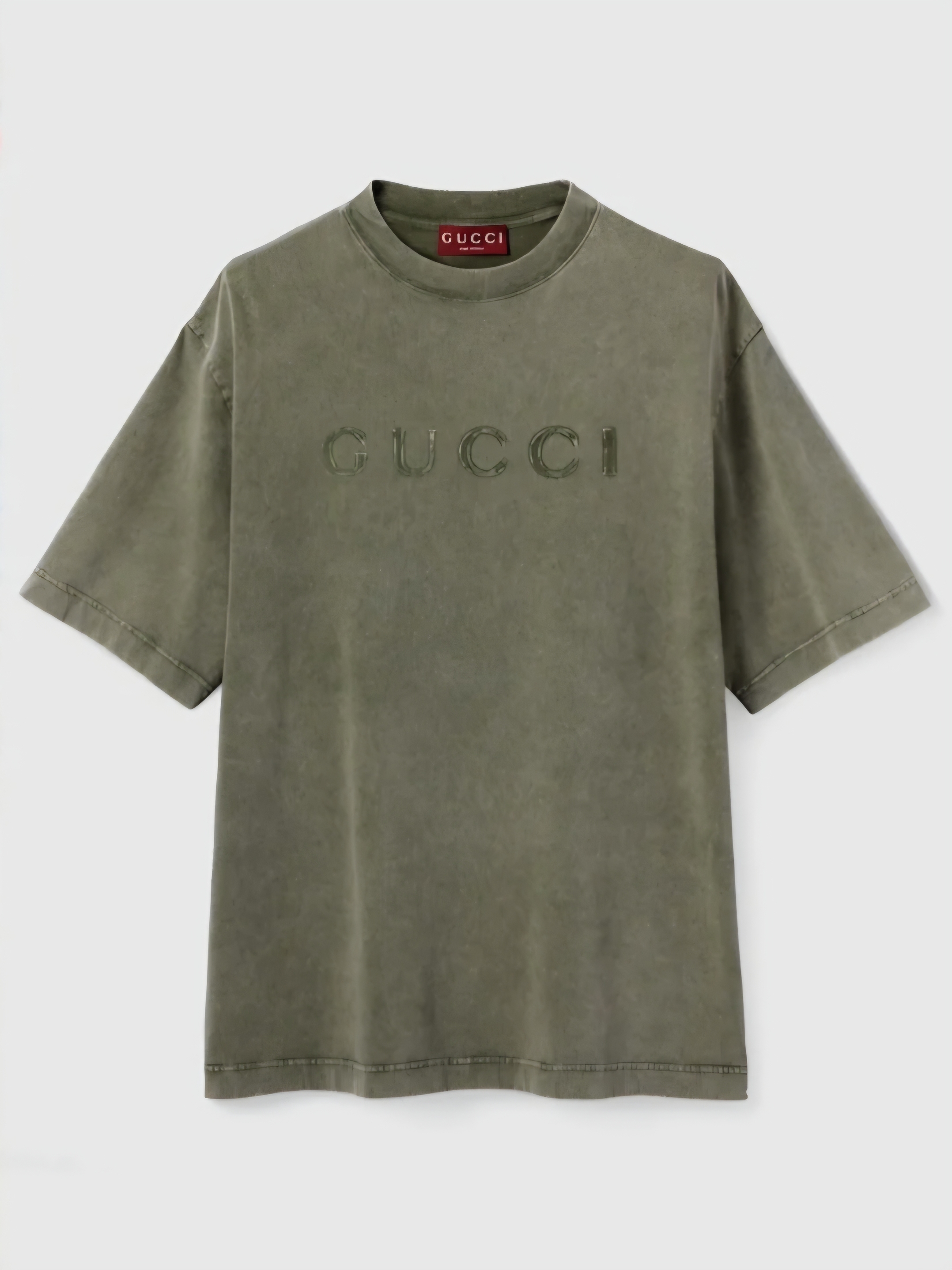 GG 深綠色 做舊款 Tee 成人款