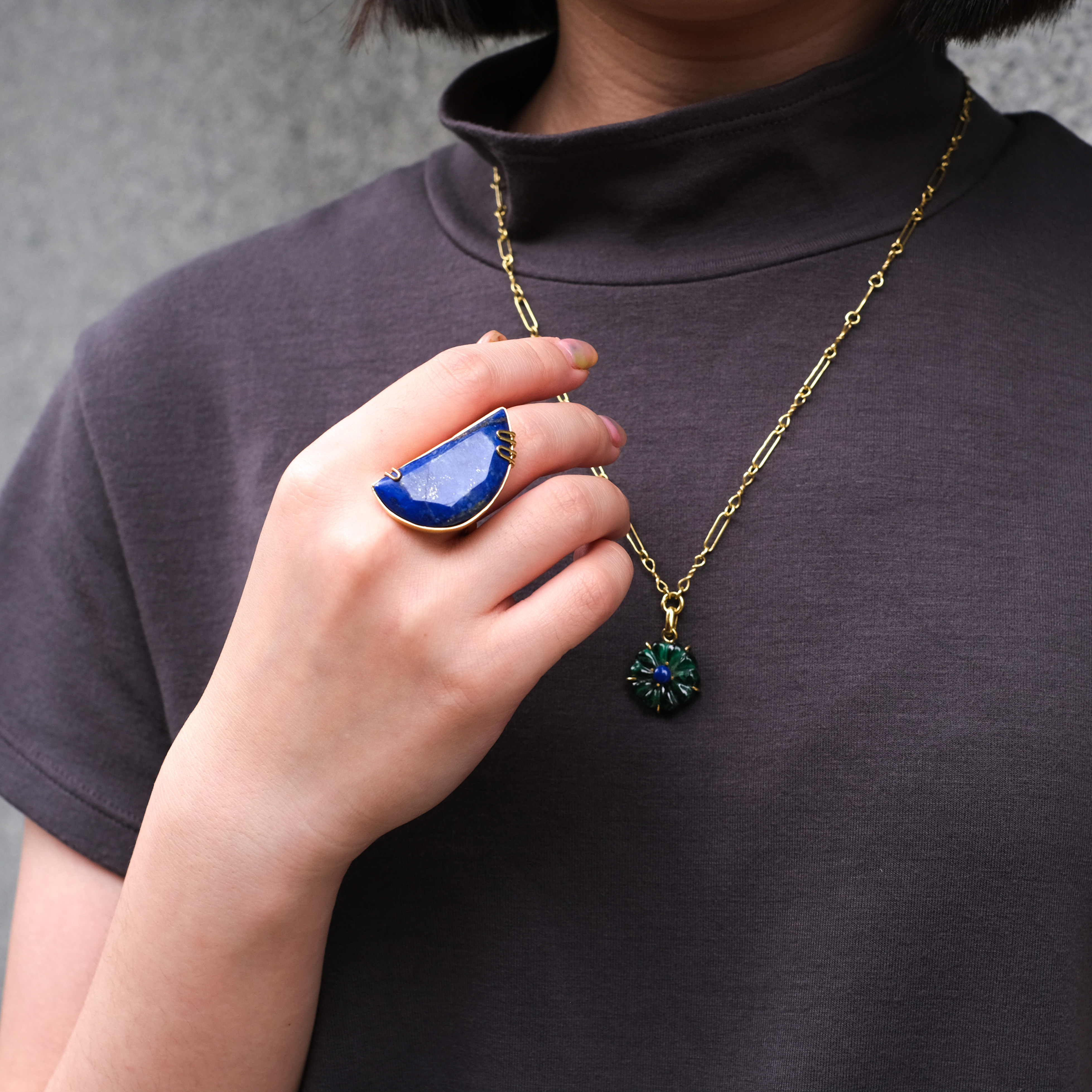 伊斯蘭金工｜sangak 青金石戒指｜阿富汗