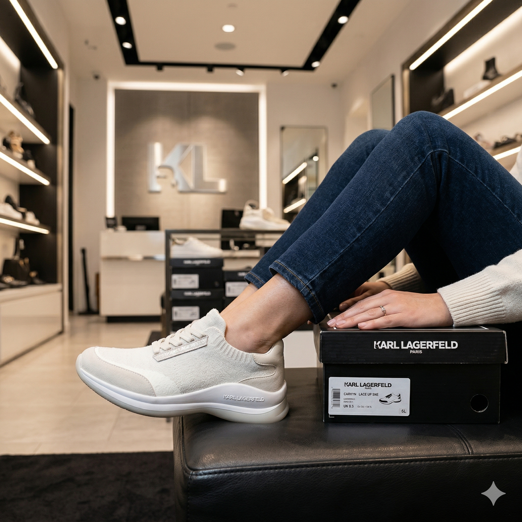 【現貨】Karl Lagerfeld Paris LL120565 女裝運動鞋