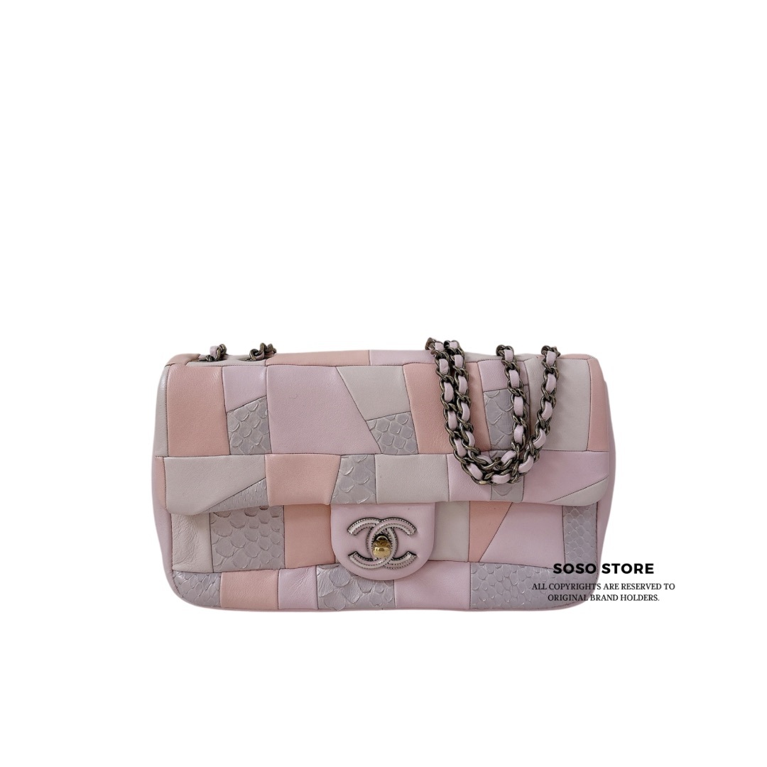 Chanel Single Flap Bag - Pink / GHW