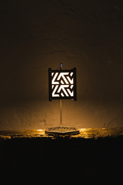 【TETSUZAN】木製燈籠燈罩迷你版