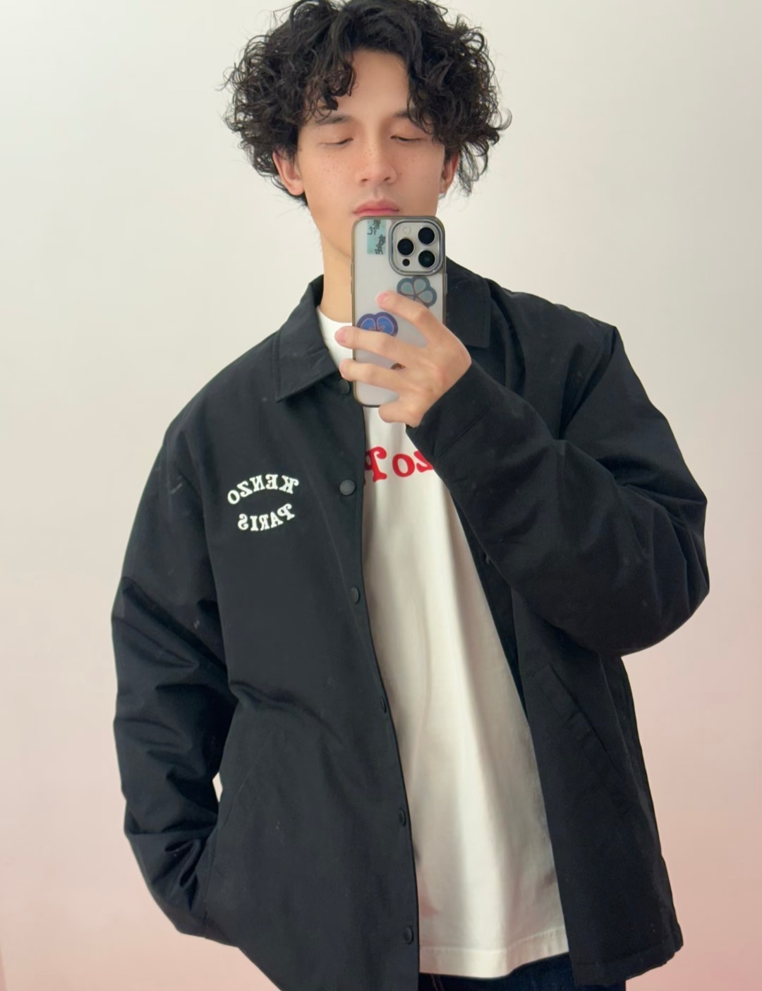 KENZO 背後虎頭 男款風褸