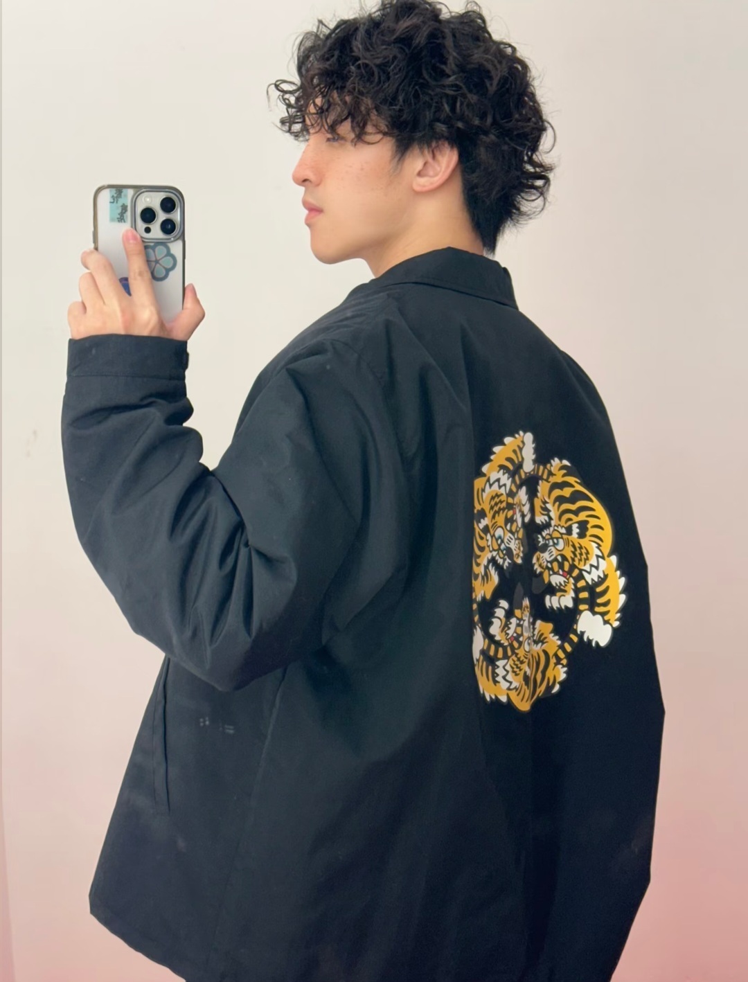 KENZO 背後虎頭 男款風褸