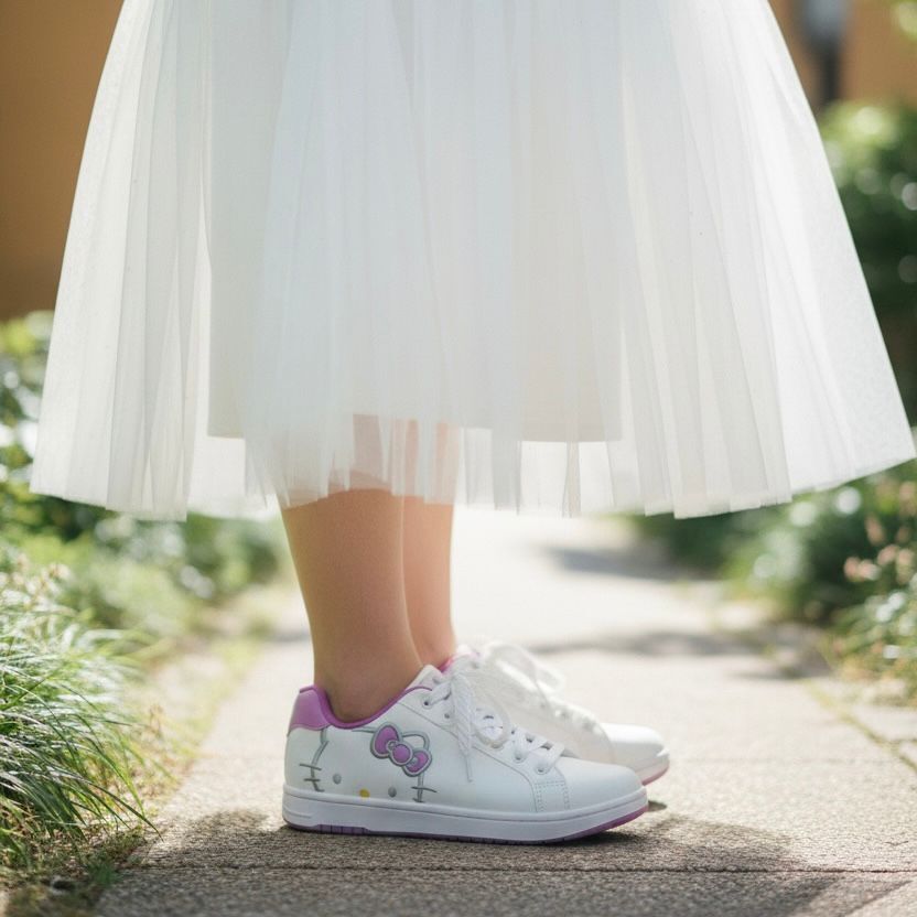 [現貨] 23003-KT Sanrio Hello Kitty 經典復刻休閒鞋#TW-AS23-922012 紫色