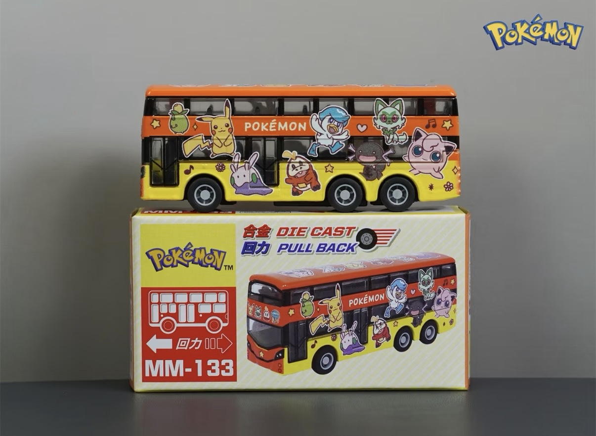 香港合金車/迴力車 - Pokemon 雙層巴士