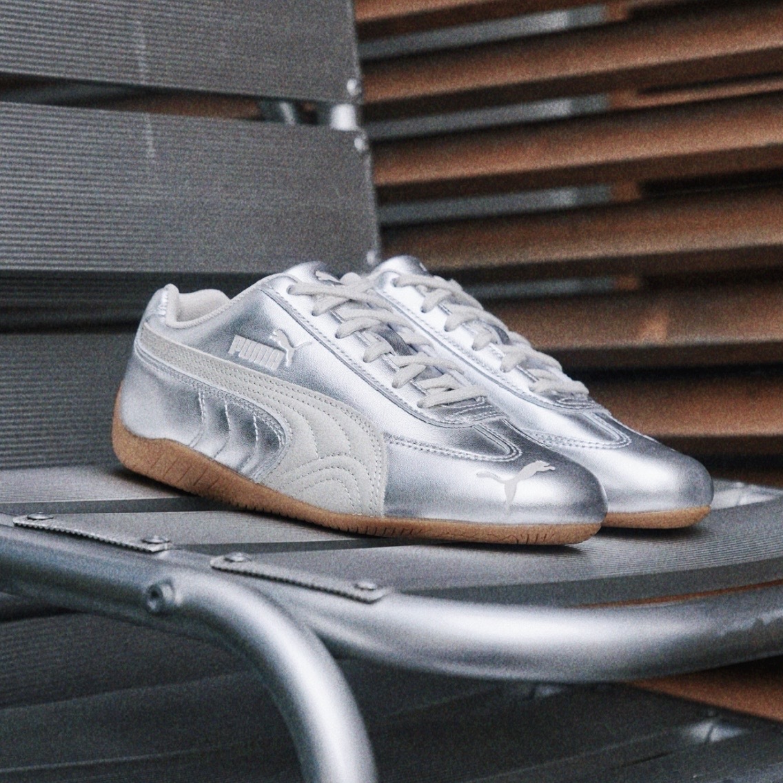 PUMA SPEEDCAT SILVER 金屬銀 米白 賽車鞋 休閒 薄底鞋 406881-02