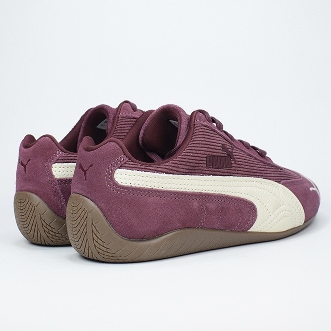 PUMA SPEEDCAT CORDUROY 酒紅 奶油白 賽車鞋 休閒 薄底鞋 407720-01