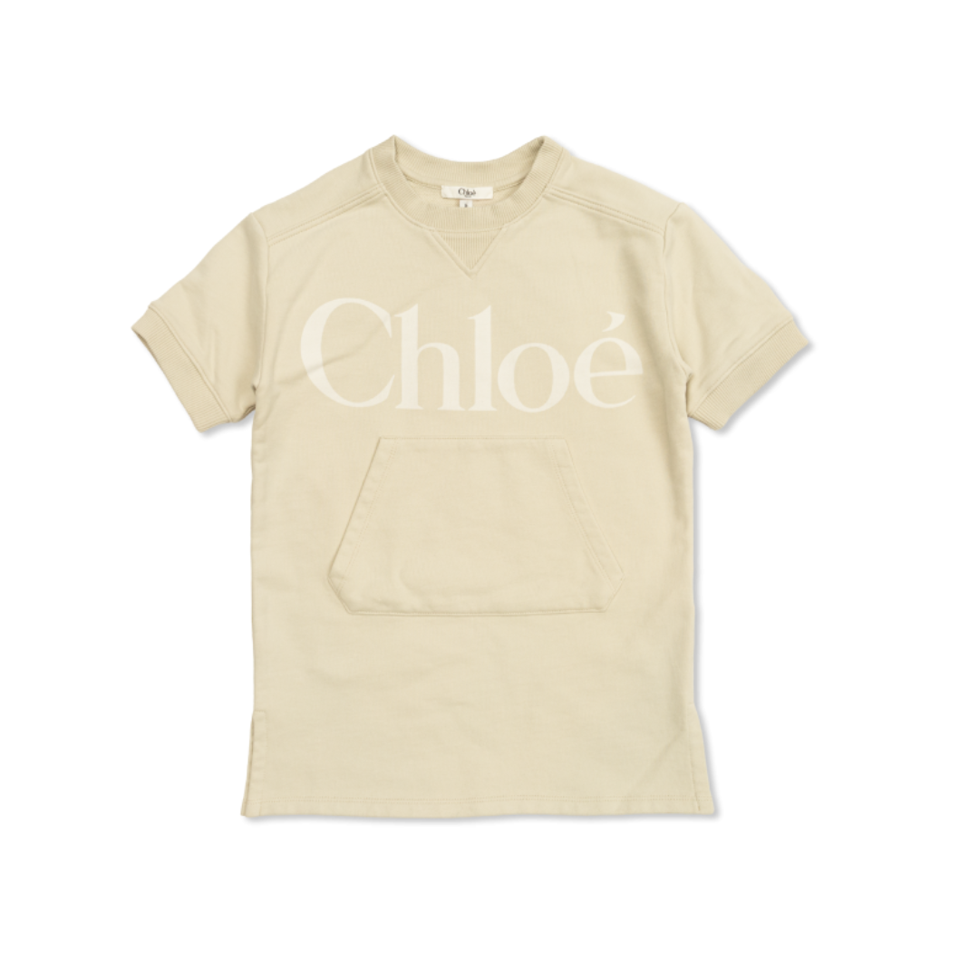 1FF0101-486 [CHLOE] Kids Logo Sweater Light Lime (SS26) #C21230CO72J/C21230BCO72J (C-EU-E)