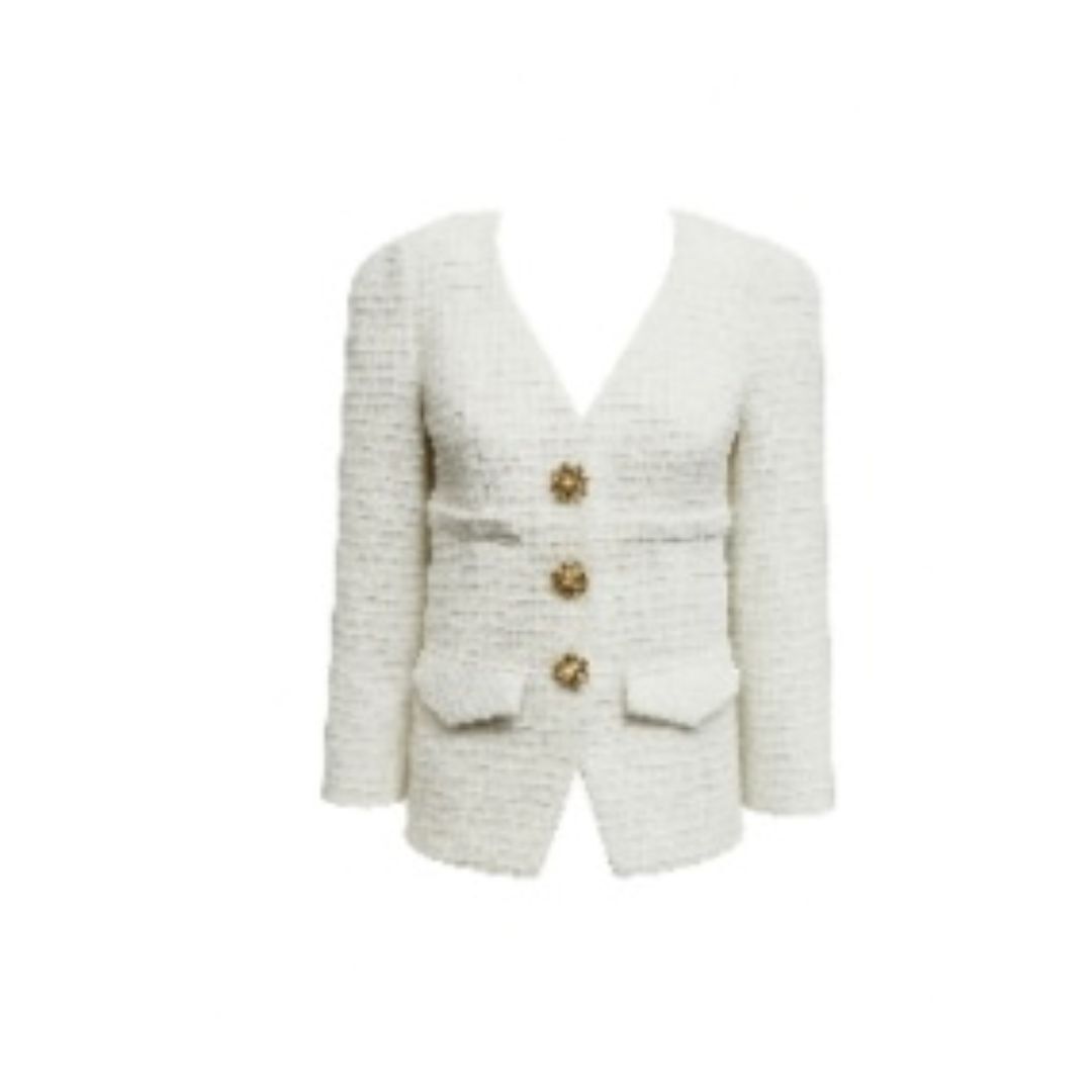 1EA0408-094 [EDWARD ACHOUR] Jacket White #100110/1045 (EU)