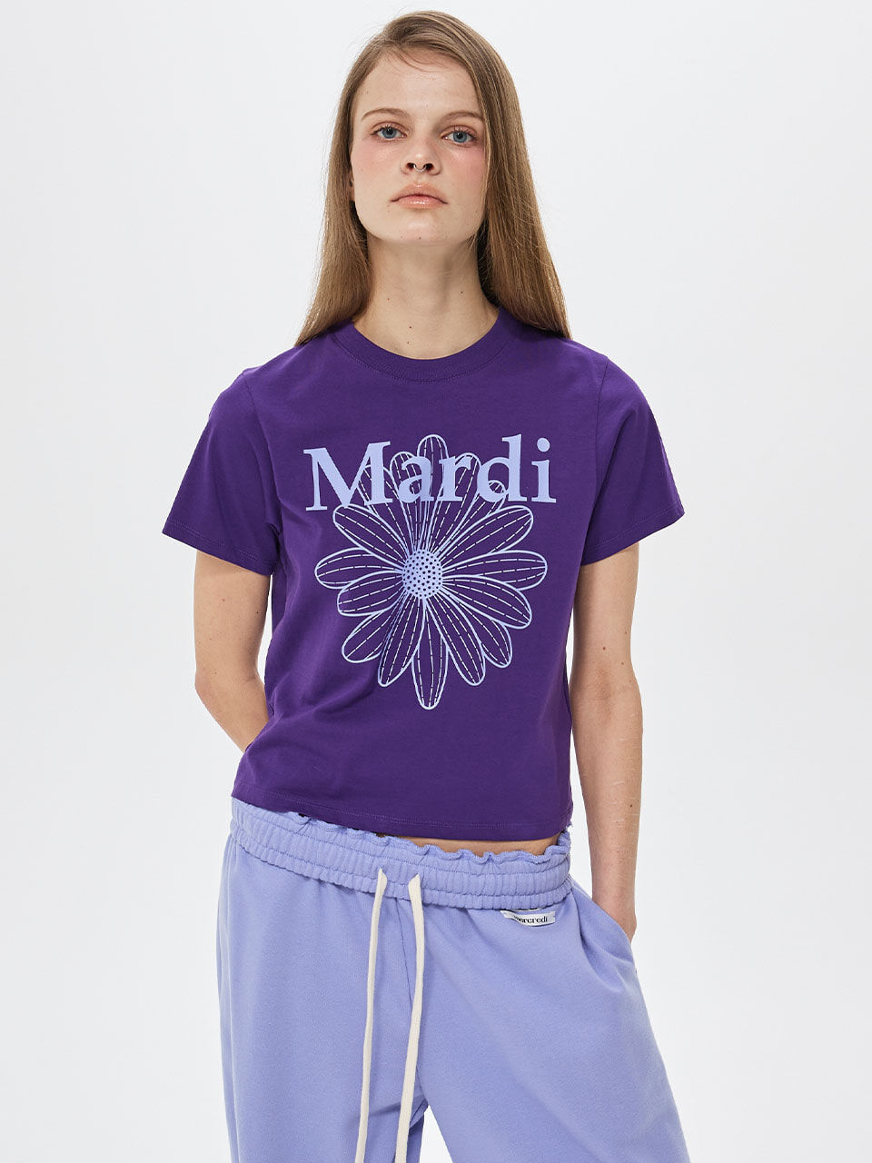 Mardi Mercredi SLIM TSHIRT FLOWERMARDI [指定色號限時優惠]