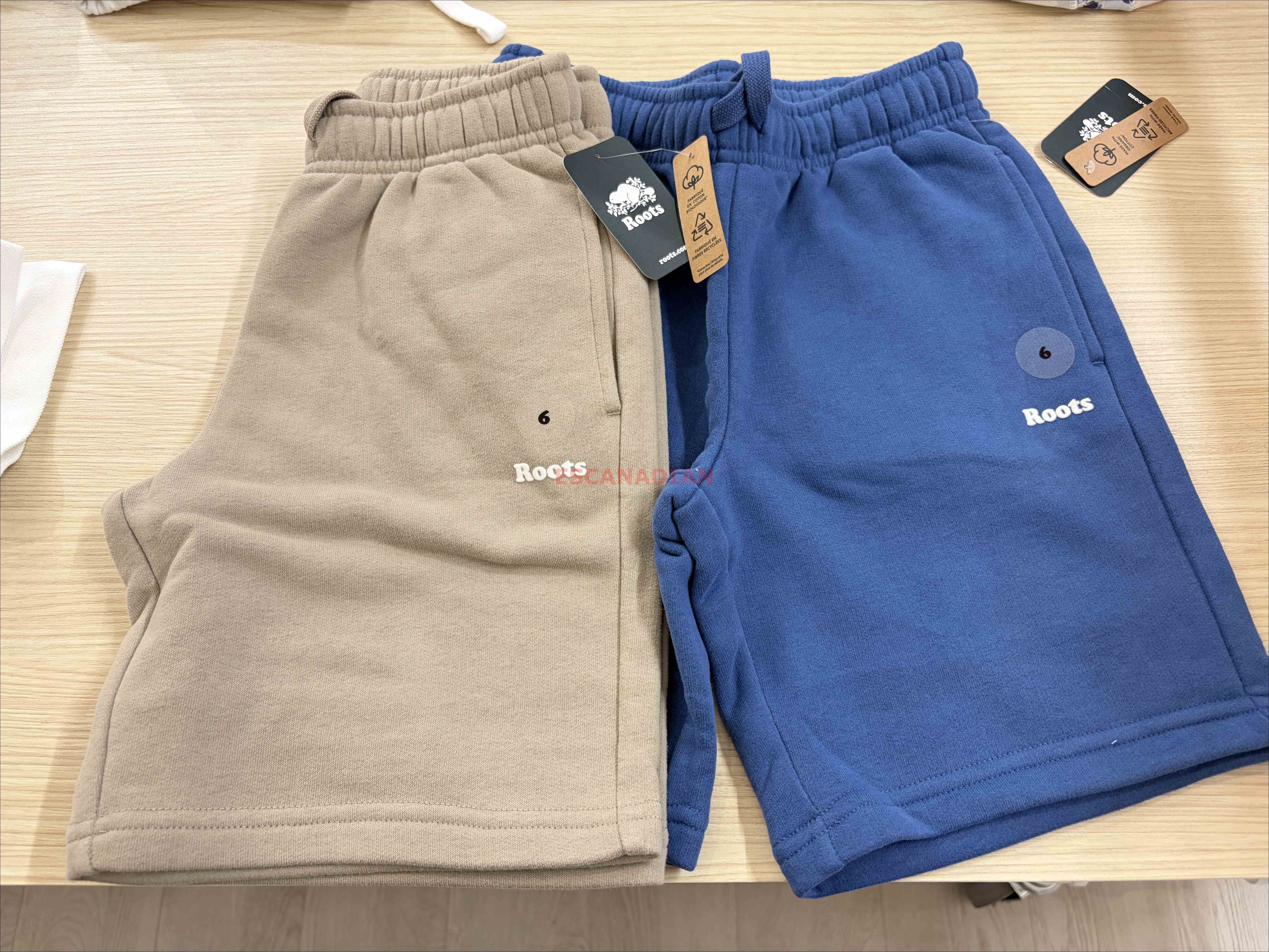 ROOTS 大童 Cloud系列 硬挺厚棉 棉短褲 (2色)