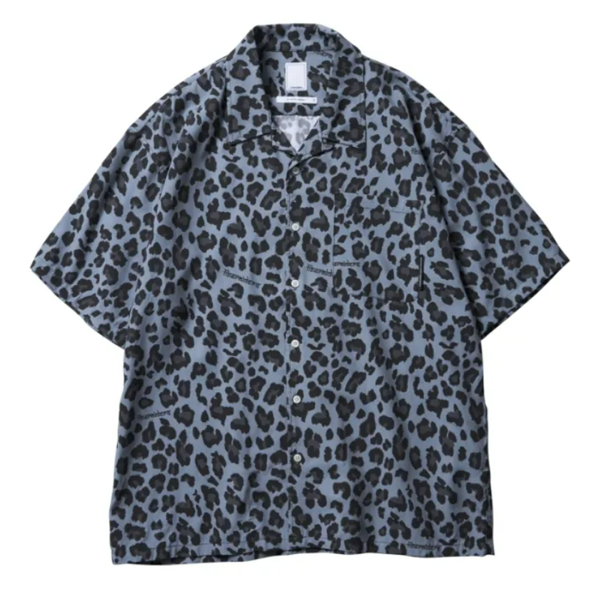 LIBERAIDERS LEOPARD RAYON SHIRT SIZE M