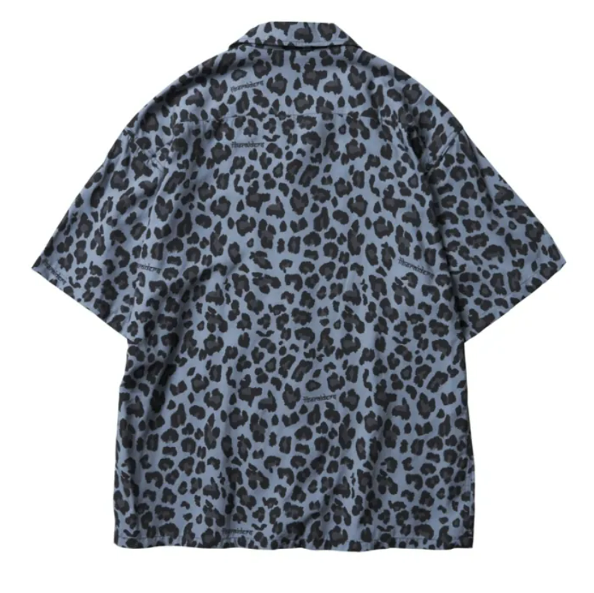 LIBERAIDERS LEOPARD RAYON SHIRT SIZE M