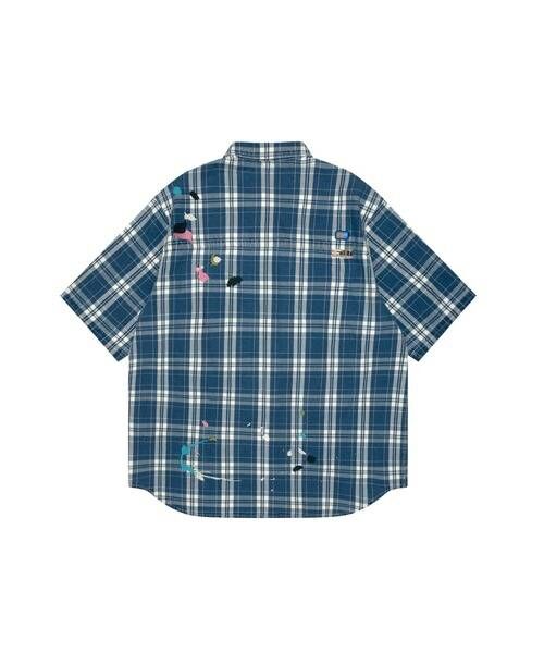 【AAPE 】0403發售 AAPE MAIN SHORT SLEEVE SHIRT(check)